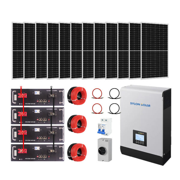 diy 5kw 5kwh~15kwh off grid solar system kit residential energy storage (copy)